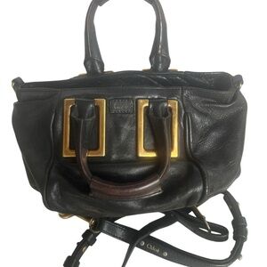 Black  multi-way lambskin Chloe Ethel